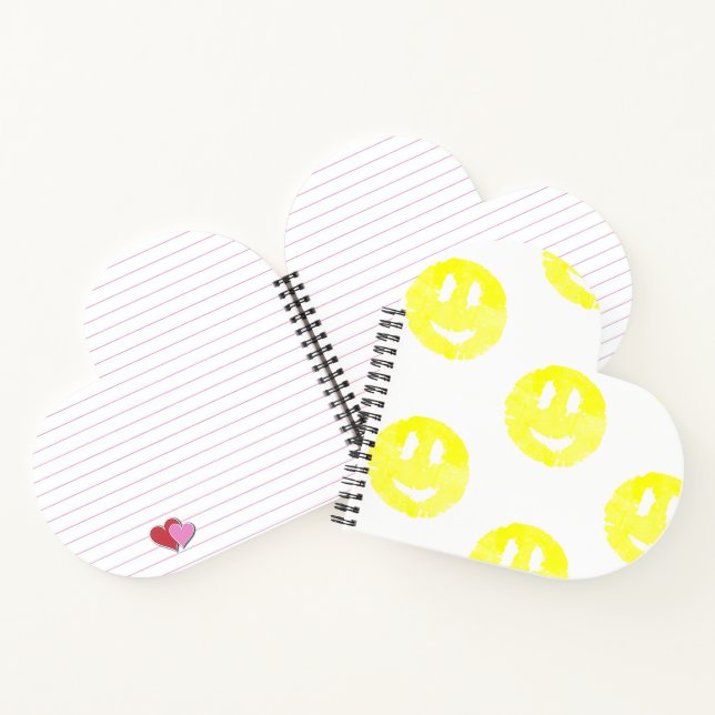 "Happy Face"-Planer Notizbuch (Innenseite)