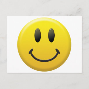Happy Face Postkarte
