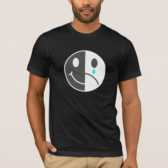 Happy Face Sad Face T - Shirt (Vorderseite)