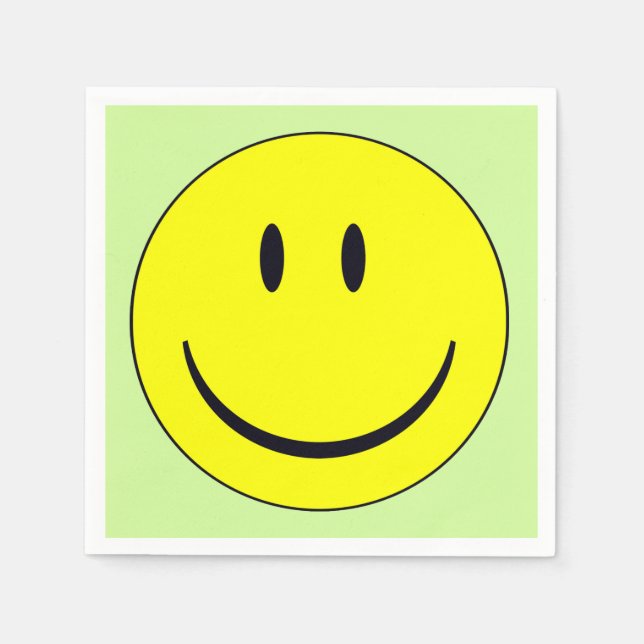 Happy Face Serviette (Vorderseite)