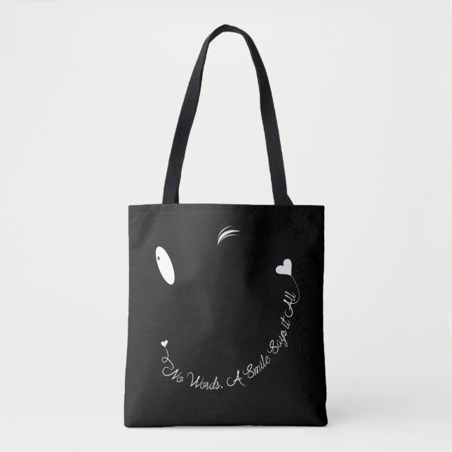 Happy Face Smile Tasche (Vorderseite)