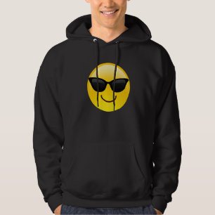 Happy Face Sonnenbrillen Lächeln Cool Shades Confi Hoodie