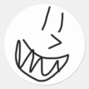 Happy Face Sticker