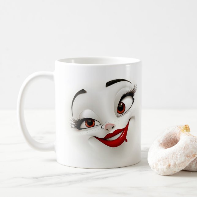 Happy Face Tasse (Mit Donut)