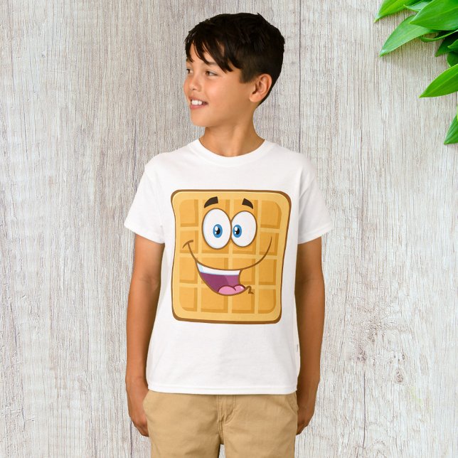 Happy Face Waffle T - Shirt (Von Creator hochgeladen)
