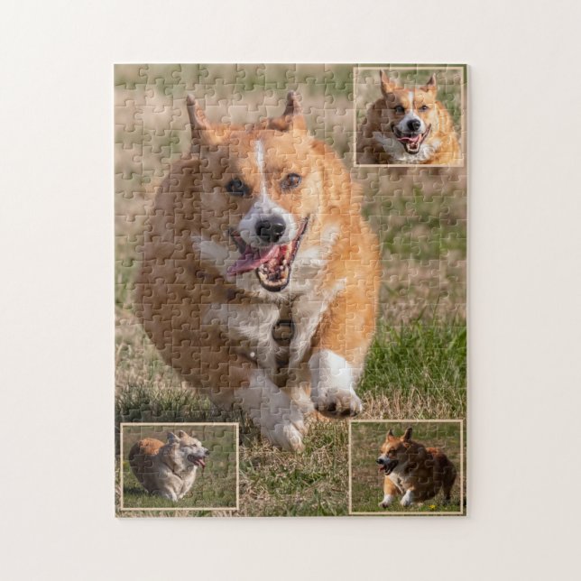 Happy Faces Running Corgis (Vertikal)