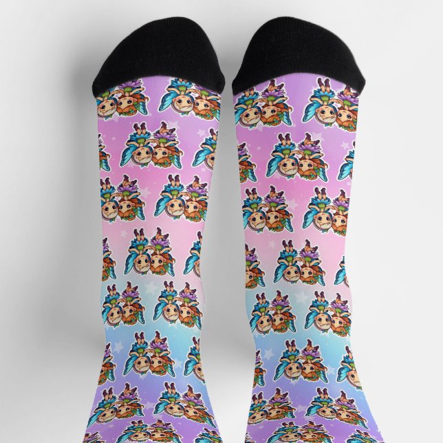 Happy Fairies Socken (Oben)