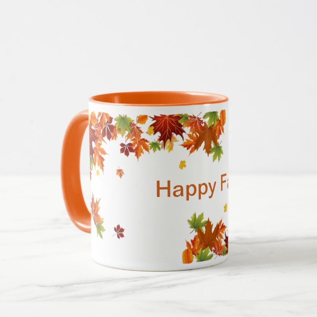 Happy Fall café tasse (Devant gauche)