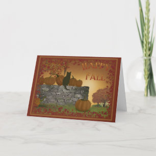 Happy Fall Card Feiertagskarte