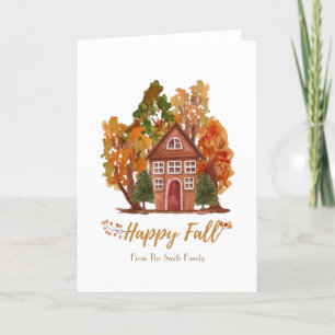 Happy Fall Cards  Dankeskarte
