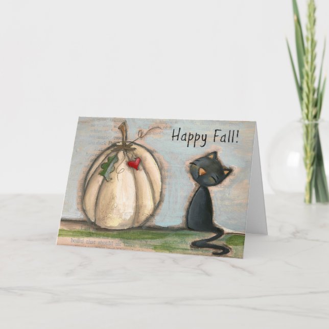 Happy Fall - Carte de voeux (Devant)