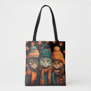 Happy Fall Cats Tasche