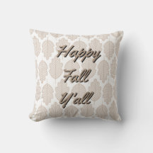 Happy Fall Y’all - Beige Herbstleaves