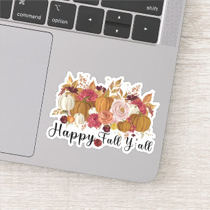 Happy Fall Y'all Aufkleber