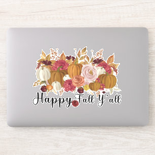 Happy Fall Y'all Aufkleber