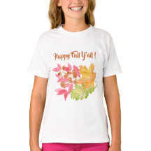 Happy Fall Y'all Blätter und Berries Paper Napkin