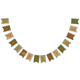 Happy Fall Y'All Burlap Wimpelkette