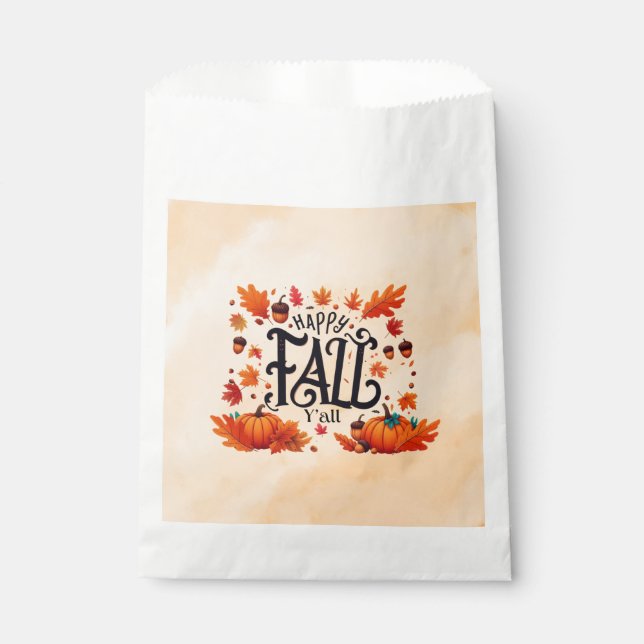 Happy Fall Y'all classic Geschenktütchen (Vorderseite)