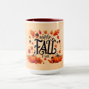 Happy Fall Y'all classic Tasse