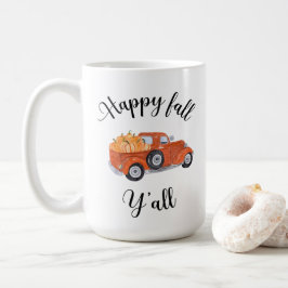 Happy Fall Y'all Fall | Herbst Saisoncoffee Mugs Kaffeetasse