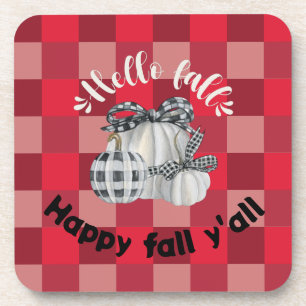 Happy Fall Y'all Getränkeuntersetzer
