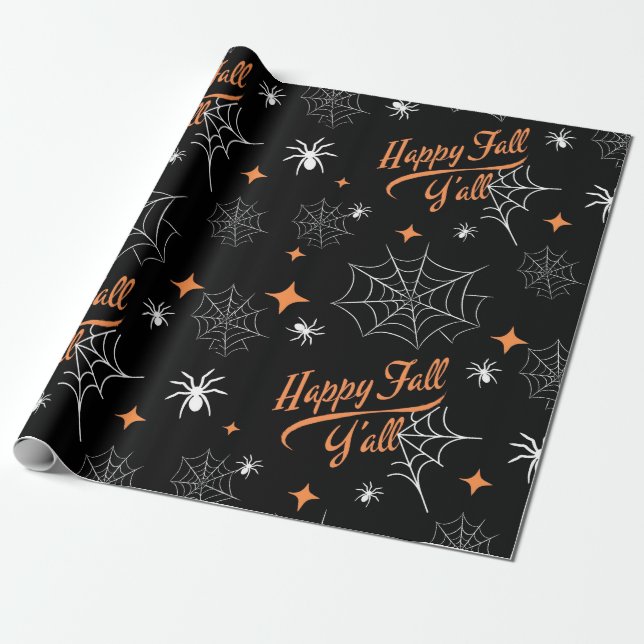 Happy Fall Y'all Gift Geschenkpapier (Ungerollt)