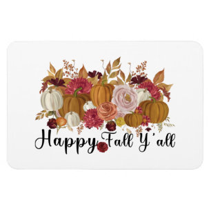 Happy Fall Y'all Magnet