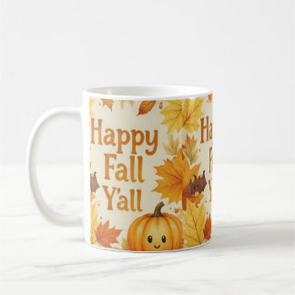 Happy Fall Y'all Mug Kaffeetasse