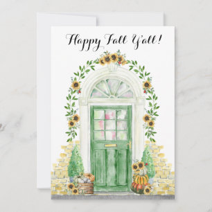 Happy Fall Y'all New Zuhause Ankündigung