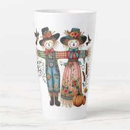 Happy Fall Ya'll Niedliche Skepsis und Herbstblätt Milchtasse
