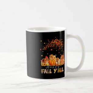 Happy Fall Y'all Spitz Herbst Lover Pumpkins Kaffeetasse