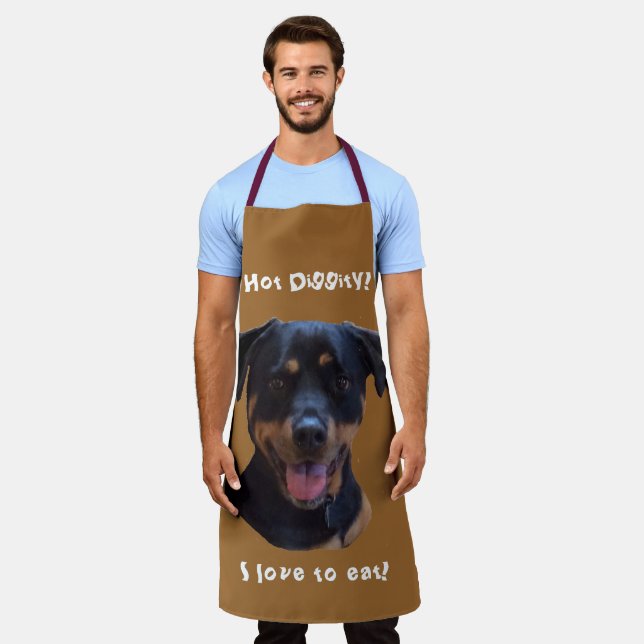 Happy Familienliebhaber Rottweiler Schürze (Getragen)