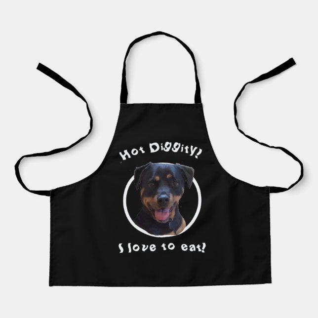 Happy Familienliebhaber Rottweiler Schürze (Vorderseite)