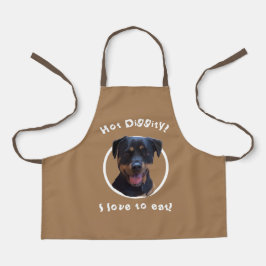 Happy Family-loving Rottweiler Apron Schürze