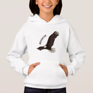 Happy-Fan Glatze Cartoon Illustration Hoodie