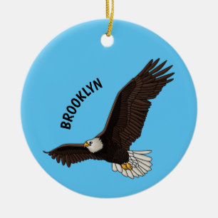 Happy-Fan Glatze Cartoon Illustration Keramik Ornament