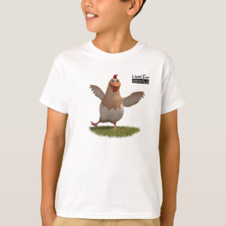 Happy Farm Animal Chicken _ Isaak T-Shirt
