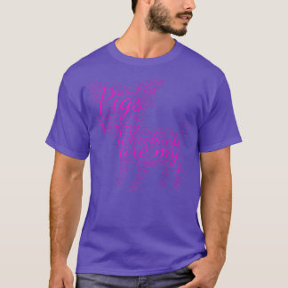 Happy Farm Design Schweine sind mein Rad 2643 T-Shirt
