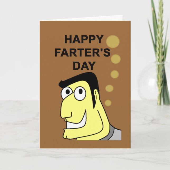 Happy Farter's Day - Carte de Fête des pères (Devant)