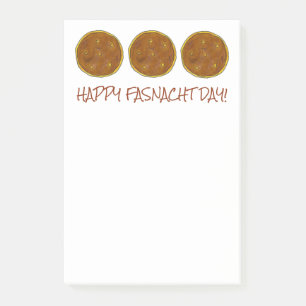 Happy Fasnacht Fastnacht Day Donut Post Post-it Klebezettel