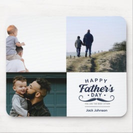Happy Father’s Day Mustache Tribute Design Mousepad