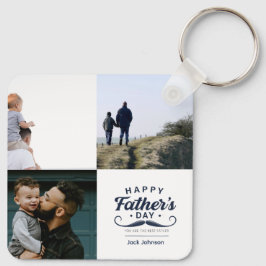 Happy Father’s Day Mustache Tribute Design Schlüsselanhänger