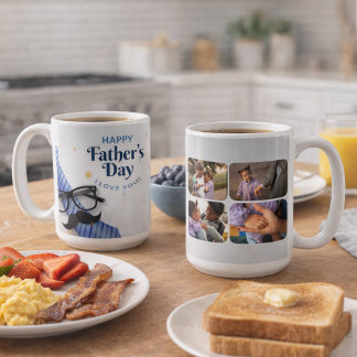 Happy Father’s Day – Tie, Mustache & Memories Kaffeetasse