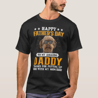 Happy Father's Day Australian Labradoodle Dog Vate T-Shirt