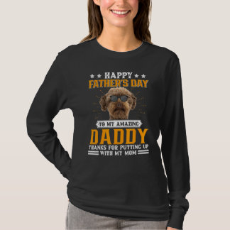 Happy Father's Day Australian Labradoodle Dog Vate T-Shirt