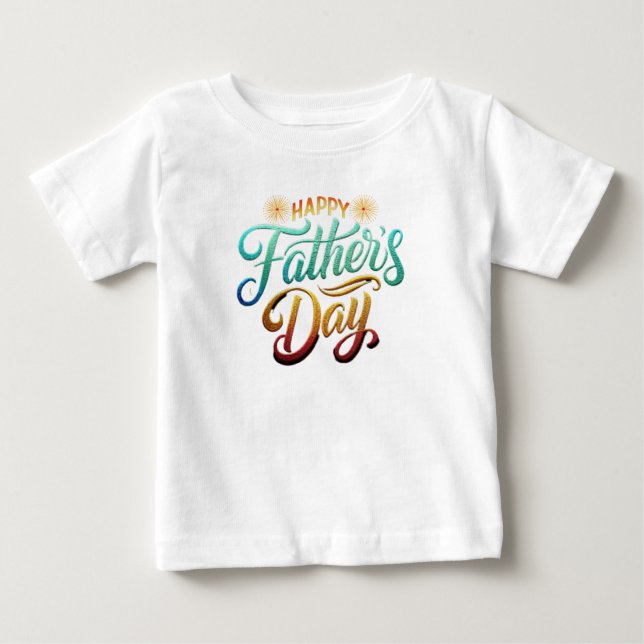Happy Father's Day Baby T-shirt (Vorderseite)
