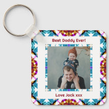 Happy Father's Day Best Daddy Vater Ever Blue Foto