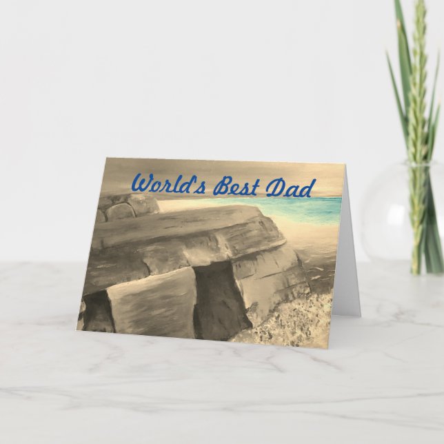 Happy Father's Day Card Karte (Vorderseite)