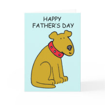 Happy Father's Day Cartoon Dog