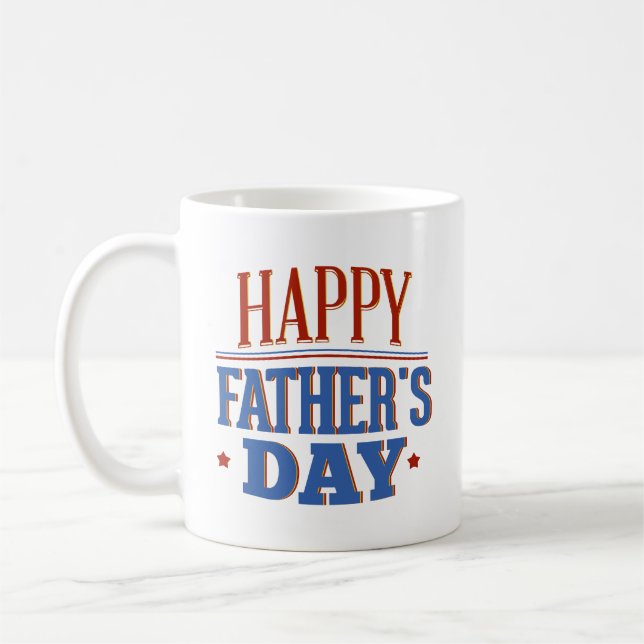 Happy Father's Day Coffee Tasse (Links)
